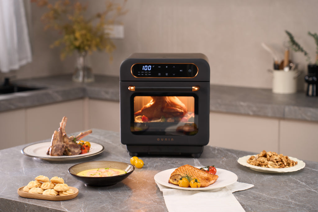 OUNIN Steam Air Fry Oven (12L) Steam & Crisp - 12L Capacity - 8-in-1