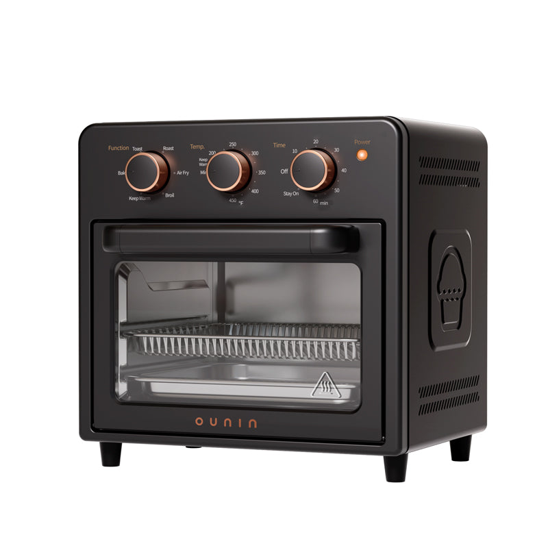 OUNIN Air Fryer Oven (12in) Steam Infusion - Compact - 6-in-1
