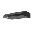 Under Cabinet Range Hood 30 inch,Stainless Steel Kitchen Stove Vent Hood 700CFM 3-Speed Ducted/Ductless Range Hood with Touch/Gesture/Remote Control, Black