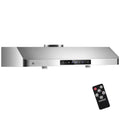 30 inch Under Cabinet Range Hood Stainless Steel 700 CFM Ducted Vent with Push Button Control 3 Speed LED Light