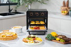 OUNIN Air Fryer Oven (12in) Steam Infusion - Compact - 6-in-1