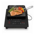 Portable Induction Cooktop, 1800W Countertop Burner with Digital Temperature Probe, 74 Temp Levels Sous Vide Mode, 20 Power Settings, Smart Touch Control Single Electric Stove for RV, Apartment, Dorm